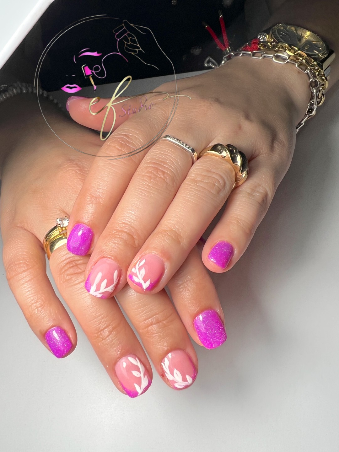 Studio ef #sarajevo Ojačavanje noktiju Gel na prirodne nokte-kratki nokti