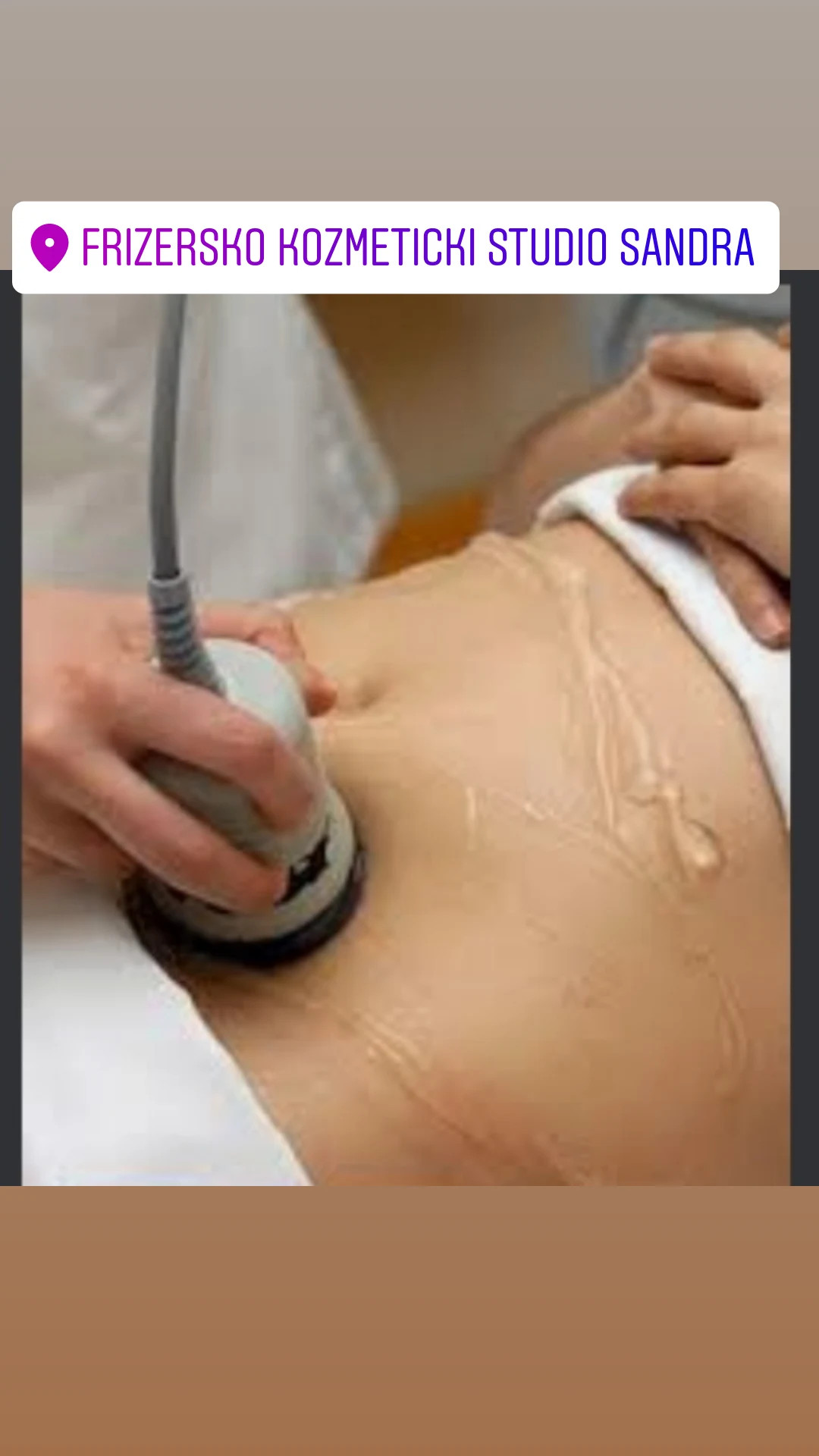 Sandra #visoko Tretmani tijela Kavitacija - stomak