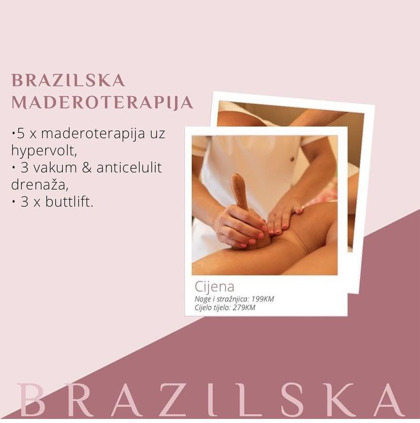 Brazilska maderoterapija paket - noge + gluteus - Fabrika ljepote, Sarajevo Anticelulit masaža Masaža Anticelulit masaža, Sarajevo, Istočno Sarajevo