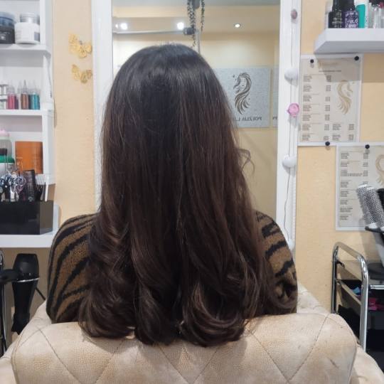 Poezija ljepote #sarajevo Farbanje kose Preliv - kosa srednje dužine