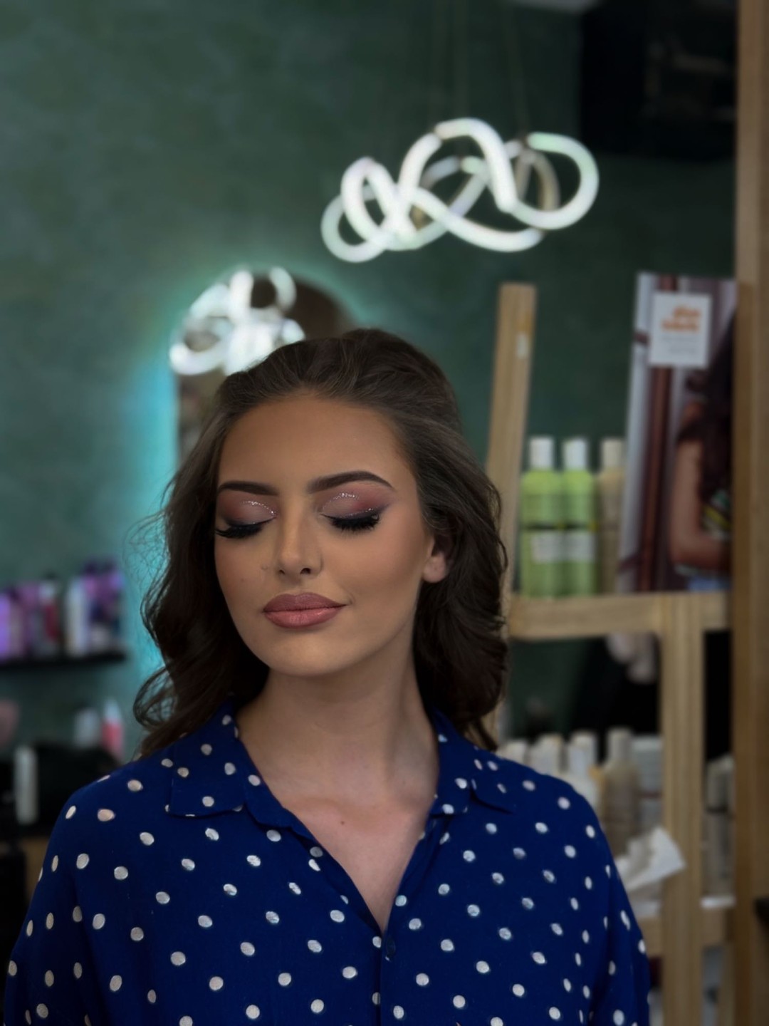 Idelle Studio #sarajevo Make-up / šminkanje Profesionalno šminkanje + vještačke trepavice - večernja šminka