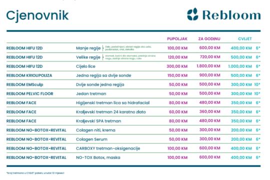 Salon ljepote Rebloom Sarajevo